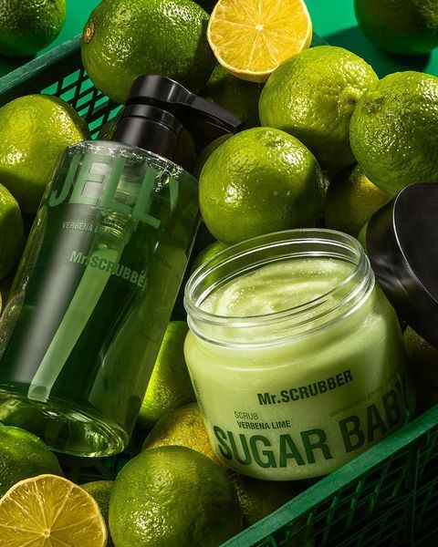 Mr. Scrubber Гель для душу Jelly Bubbles Verbena Lime 2228 фото
