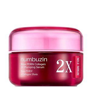 Коллагеновая сыворотка-желе с PDRN для лица Numbuzin №2 Rose PDRN Collagen 2X Plumping Serum 2490 фото