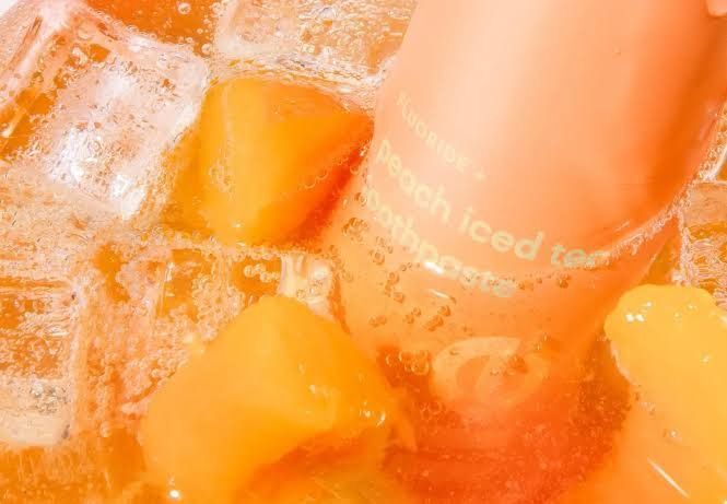 Зубна паста зі смаком персиковий чай з льодом  hismile Peach iced tea Toothpaste 60g 3101 фото