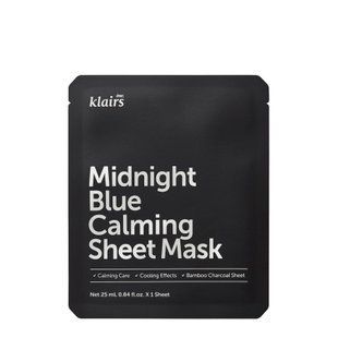 Тканевая маска для лица Dear Klairs Midnight Blue Calming Mask 2389 фото