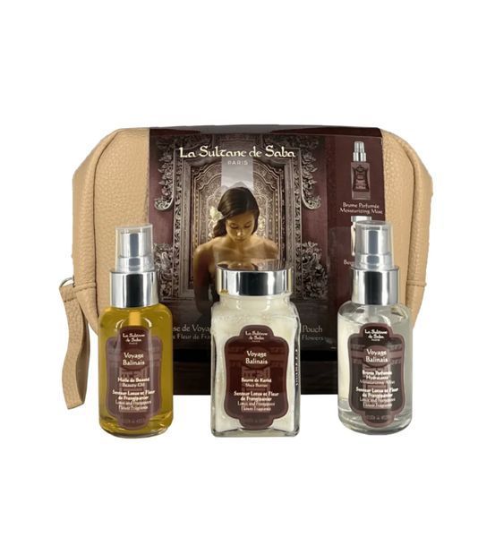 Подарунковий набір La Sultane de Saba Gift Set Lotus and Frangipani в косметичці 1948 фото