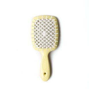 Janeke Superbrush &ndash; расчёска для волос жёлтая с белым 1887 фото