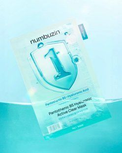 Маска для лица Numbuzin №1 Pantothenic B5 Hyaluronic Active Clear Mask 3117 фото