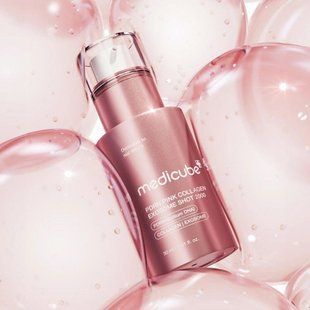 Регенерирующая сыворотка с полинуклеотидами, экзосомами и спикулами Medicube PDRN Pink Collagen Exosome Shot 7500, 30 мл 2596 фото