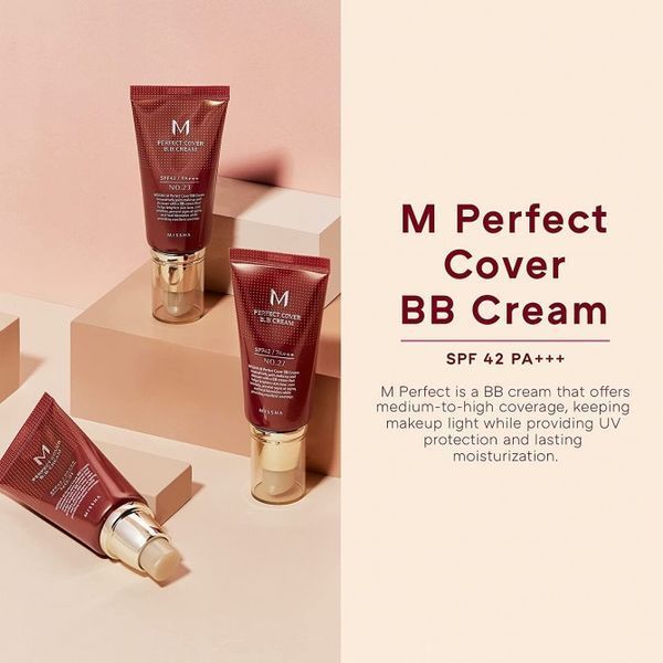 Тональный крем для лица BB Missha Perfect Cover BB Cream EX SPF42/PA++ 21 1889 фото