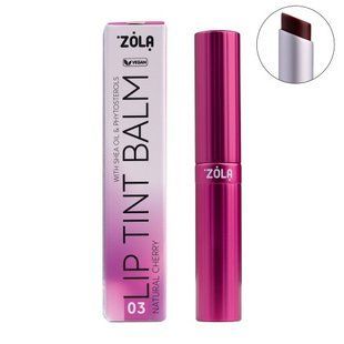 ZOLA Оттеночный бальзам для губ Lip Tint Balm  (03 Cherry Natural) 1363 фото