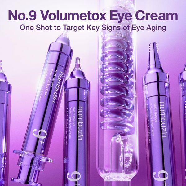 Крем під очі з ретинолом та NAD+ Numbuzin No.9 NAD Retinol Volumetox Eye Cream 2758 фото