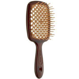 Janeke Superbrush Small - Расчёска для волос коричневая 2449 фото