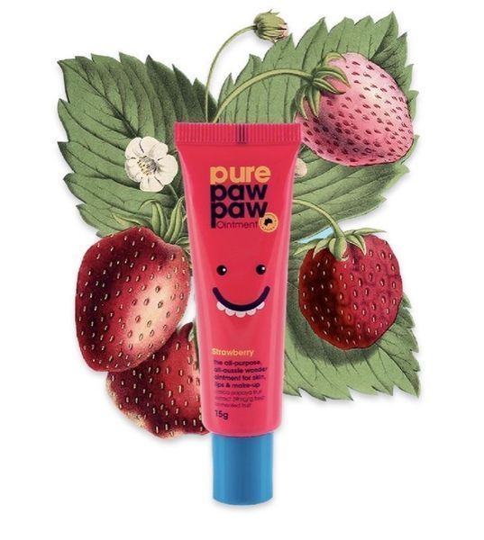 Восстанавливающий Бальзам для Губ Pure Paw Paw Strawberry 2029 фото