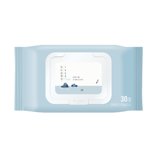 Очищающие салфетки с морской водой ROUND LAB 1025 Dokdo Cleansing Tissue  634 фото