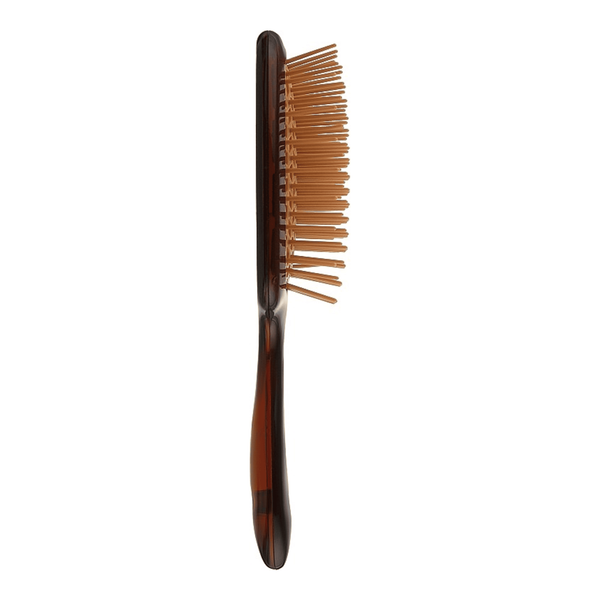 Janeke Щітка для волосся колір коричнева з метеликами Superbrush 2756 фото