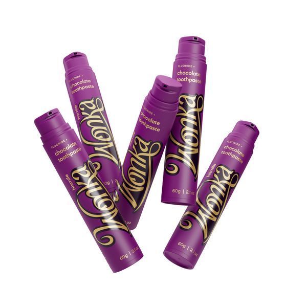 Зубна паста зі смаком шоколаду hismile Wonka Chocolate Toothpaste 2344 фото