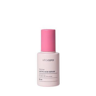 Незмивна сироватка-пілінг із молочною кислотою whocares Gentle Peel Lactic Acid Serum 30 ml 2808 фото