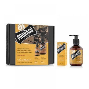 Proraso Подарочный набор для ухода за бородой Wood&Spice 2 pcs 1901 фото