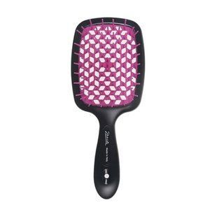 Janeke Superbrush Щётка для волос цвет чёрный с фуксией 1031 фото