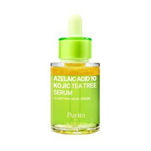 Сыворотка против акне с чайным деревом, азелаиновой и койевой кислотами Purito Seoul Azelaic Acid 10 Kojic Tea Tree Serum 1975 фото