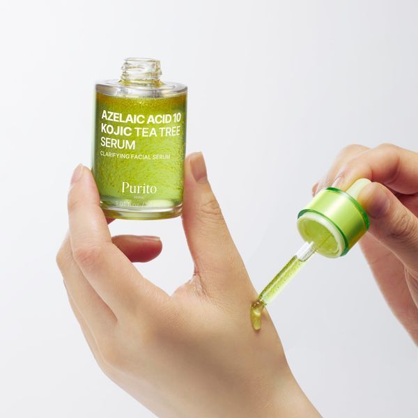 Сыворотка против акне с чайным деревом, азелаиновой и койевой кислотами Purito Seoul Azelaic Acid 10 Kojic Tea Tree Serum 1975 фото