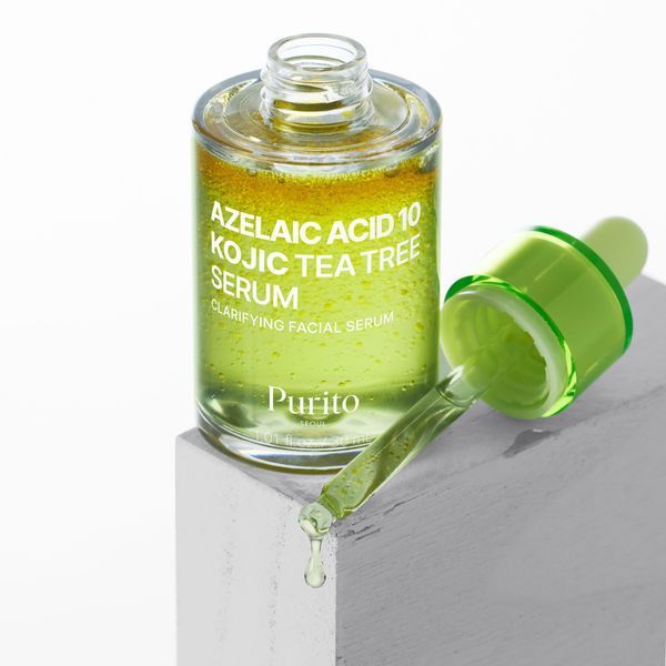 Сыворотка против акне с чайным деревом, азелаиновой и койевой кислотами Purito Seoul Azelaic Acid 10 Kojic Tea Tree Serum 1975 фото