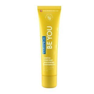 Curaprox Осветляющая зубная паста жёлтого цвета, 60 мл, RDA &mdash; 50 Be You Yellow Грейпфрут & Бергамот 2459 фото