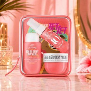 Sol De Janeiro Jet Set Delicia Drench 40 Дорожній набір для тіла рожевий  2915 фото