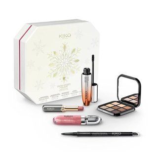 Набір подарунковий KIKO SNOW-KISSED HOLIDAY TIMELESS LOOK MAKE UP CIFT SET 1802 фото