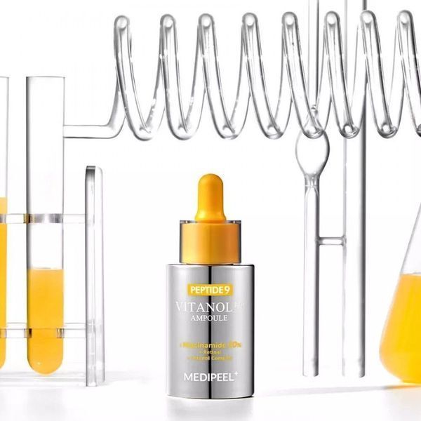 Антивозрастная осветляющая сыворотка с пептидами и 20% ниацинамида Medi-Peel Peptide 9 Vitanol Ampoule Pro, 30 мл 899 фото
