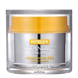 Пептидный крем для лица с ниацинамидом Medi-Peel Peptide 9 Vitanol Cream Pro 50ml 846 фото