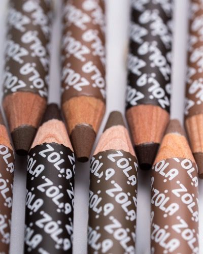 ZOLA Карандаш для бровей пудровый Powder Brow Pencil Blonde 1356 фото