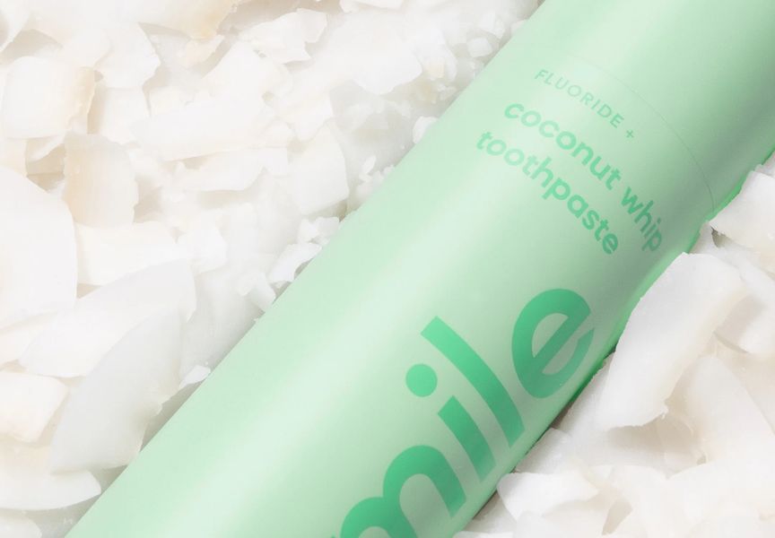 Зубна паста зі смаком кокосу hismile Coconut Whip Toothpaste 2338 фото