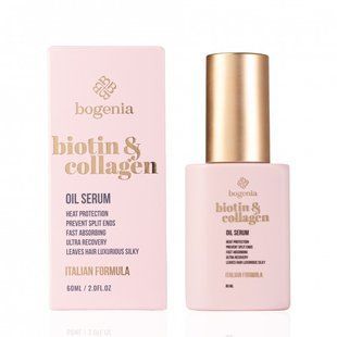 Сироватка-олія для волосся Bogenia Biotin & Collagen Oil Serum, 60 мл 3227 фото