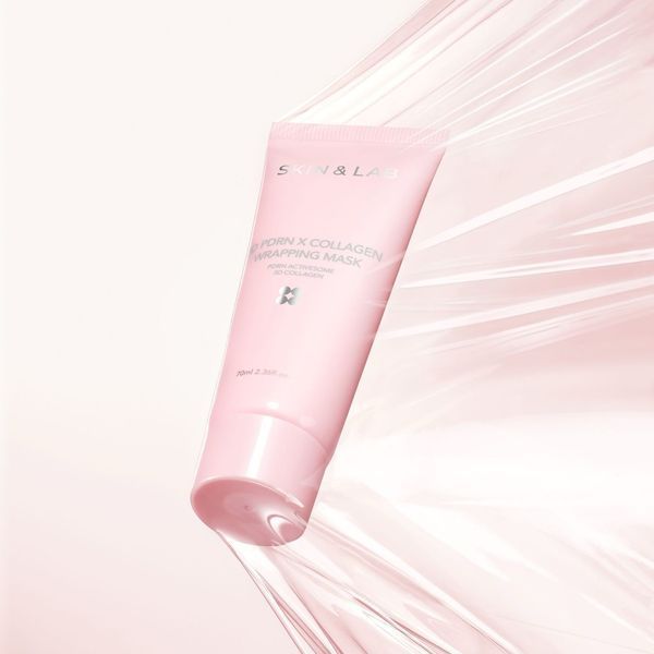 Маска-плівка для пружності та сяйва шкіри SKIN&LAB 3D PDRN &times; Collagen Wrapping Mask 2356 фото