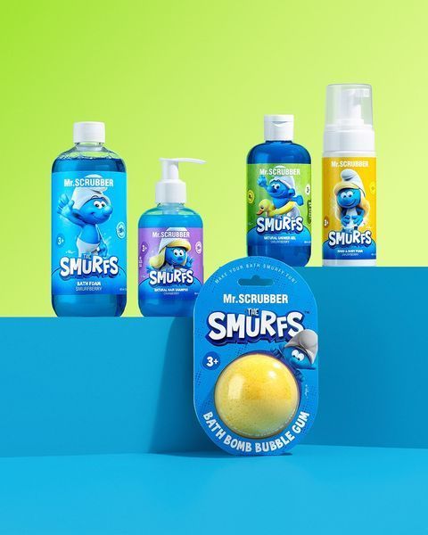Бомбочка для ванни The Smurfs Bubble gum, 200 г 2923 фото