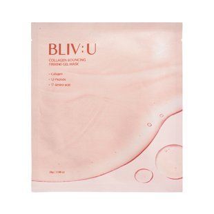 BLIV:U Collagen Bouncing Firming Gel Mask 28 g Гелева маска з колагеном 447 фото