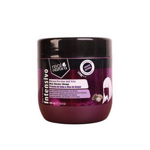 Маска для гладкості та блиску волосся Real Natura M&Aacute;SCARA SEM SAL PRO LISOS ANTI FRIZZ ARGAN 500 мл 1838 фото