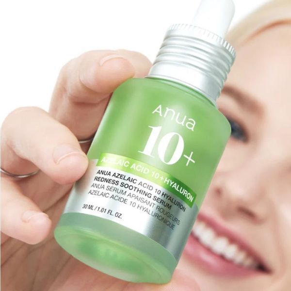 Сироватка з азелаїновою кислотою 10% Anua Azelaic Acid 10 Hyaluron Redness Soothing Serum, 30 мл 2824 фото