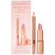 Набор губная помада + карандаш для губ Charlotte Tilbury Pillow Talk 1982 фото 1