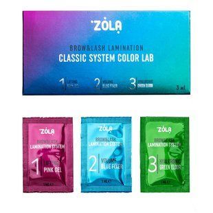 ZOLA Color Lab Набор для ламинирования в саше Step 1, 2, 3 (3 x 1 мл) 1364 фото