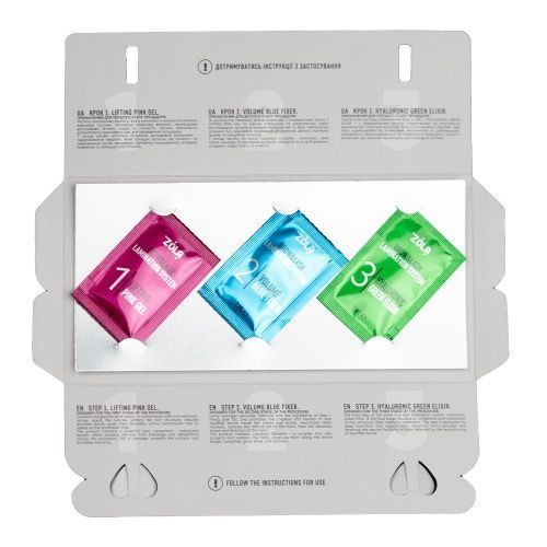 ZOLA Color Lab Набор для ламинирования в саше Step 1, 2, 3 (3 x 1 мл) 1364 фото