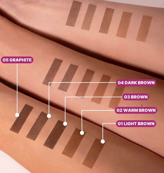 ZOLA Краска для бровей в саше с коллагеном Eyebrow Tint With Collagen 01 Light Brown 5ml 2514 фото