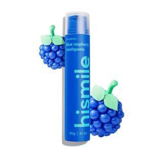 Зубная паста со вкусом голубой малины Hismile Blue Raspberry Toothpaste 60g 1562 фото