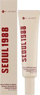 Крем для кожи вокруг глаз K-Secret SEOUL 1988 Eye Cream: Retinal Liposome 4% + Fermented Bean 1679 фото