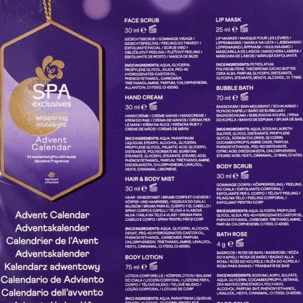 Адвент календар Spa Exclusives SPA Advent Calendar 254 фото