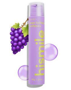 Зубная паста со вкусом виноградной жвачки hismile Grape Bubblegum Toothpaste 60g 1561 фото