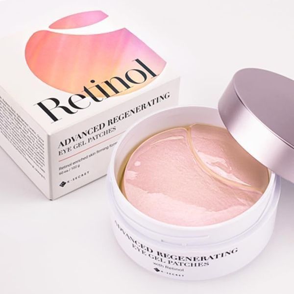Антивозрастные патчи для век с ретинолом K-Secret Advanced Regenerating Eye Gel Patches 2473 фото