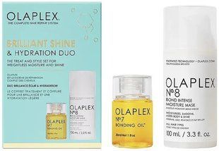 Набор - Olaplex Brilliant Shine & Hydration Duo (h/oil/30ml + h/mask/100ml) 188 фото