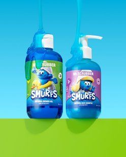 Mr. Scrubber Натуральний дитячий гель для душу The Smurfs Smurfberry 2233 фото
