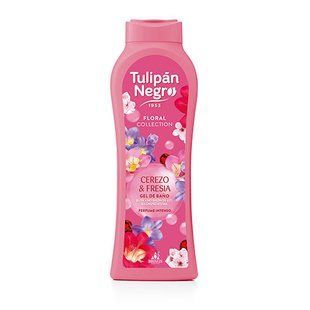 Парфюмированный гель для душа Tulipan Negro ВИШНЯ и ФРЕЗИЯ, 650 мл 1539 фото