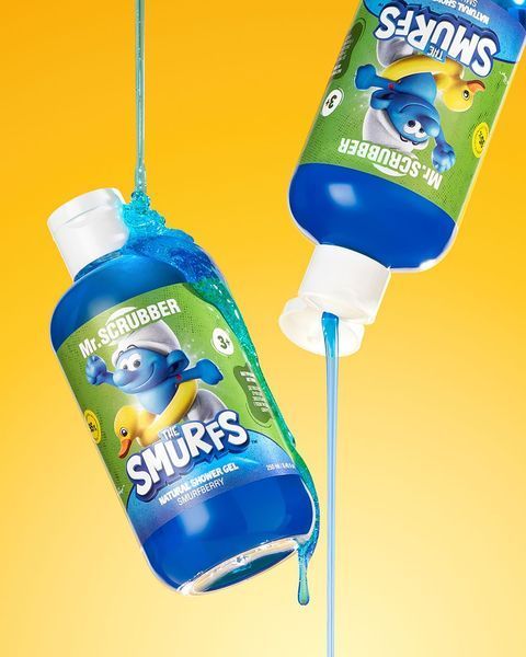 Mr. Scrubber Натуральний дитячий гель для душу The Smurfs Smurfberry 2233 фото