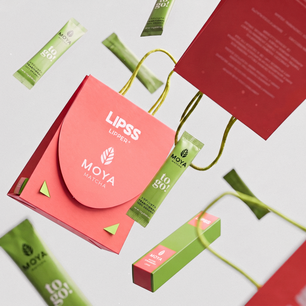 Lipper блиск з ароматом полуничної матчі LIPSS &times; MOYA MATCHA STRAWBERRY LIPPER 3249 фото