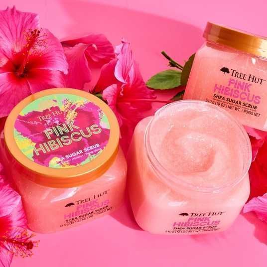 Скраб для тела Tree Hut Pink Hibiscus Sugar Scrub  579 фото